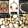 Unfinished Wood Cabochons WOOD-CJ0001-10-9