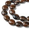 Natural Mahogany Obsidian Beads Strands G-K365-B09-03-4