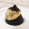 304 Stainless Steel Finger Rings RJEW-Q012-18G-2