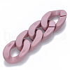 Opaque Spray Painted Acrylic Linking Rings OACR-S036-001B-I03-2