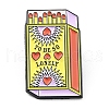 Matchbox with Word To Be So Lonely Enamel Pins JEWB-D015-01B-1