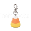 Halloween Acrylic Corn Pendant Decorations HJEW-JM02010-1