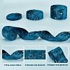 GOMAKERER 6M 3 Styles Double Sided Star Gold Stamping Flannelette Ribbons for Sewing Craft OCOR-GO0001-13B-3
