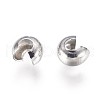 Iron Crimp Beads Covers KK-CJC0001-06A-P-2