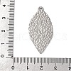 304 Stainless Steel Pendants STAS-L280-10AS-03-3