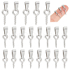 Unicraftale 90Pcs 3 Style 304 Stainless Steel Screw Eye Peg Bails STAS-UN0052-88-1