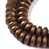 Electroplated Synthetic Non-magnetic Hematite Beads Strands G-E618-08D-3