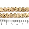 Electroplated Natural Lava Rock Beads Strands G-H303-A09-LG01-4