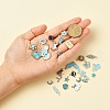 27Pcs 27 Style Light Gold Alloy Enamel Pendants ENAM-YW0001-77-9