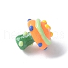 Handmade Lampwork Bumpy Beads LAMP-Q007-01B-2