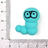 Caterpillar Food Grade Silicone Focal Beads SIL-Q030-03A-3