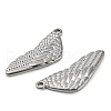 Non-Tarnish 316 Stainless Steel Pendants STAS-B047-18P-2