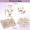 SOFPLATE 400Pcs CCB Plastic Beads CCB-SP0001-04G-2
