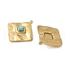 304 Stainless Steel Pendants STAS-L022-459G-02-2