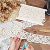 FINGERINSPIRE 4 Yards Cotton Lace Trim OCOR-FG0001-83-3