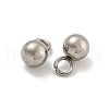 201 Stainless Steel Charms STAS-O004-09B-P-2