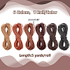   30 Yards 6 Colors Cowhide Leather Cord WL-PH0004-23A-2