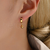 Elegant and Versatile Stainless Steel Hoop Earrings WR7294-1