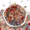 Transparent Spray Painted Glass Beads SEED-L011-10A-01-2