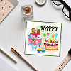 Birthday Animal Cake Carbon Steel Cutting Dies Stencils DIY-WH0309-1957-3