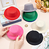 BENECREAT 8Pcs 8 Colors EVA Cloth Mini Hat Fascinator Base AJEW-BC0007-03-3