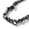 Chip Synthetic Non-magnetic Hematite Beaded Necklaces NJEW-Q341-02-2