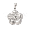 304 Stainless Steel Pendants STAS-Q349-01B-P-1