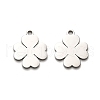 Non-Tarnish 316 Surgical Stainless Steel Charms STAS-H190-14P-01-1