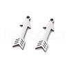 201 Stainless Steel Charms STAS-V001-18-1