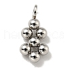 Non-Tarnish 201 Stainless Steel Pendants STAS-C052-01P-2