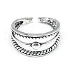 Adjustable Alloy Cuff Finger Rings RJEW-S038-049-2