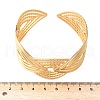 304 Stainless Steel Cuff Bangles for Women BJEW-U032-19G-3
