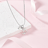 AHADERMAKER 1Pc Sterling Silver Pendants STER-GA0001-01-5