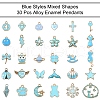 30Pcs 30 Styles Alloy Enamel Pendants FIND-YW0004-67-1