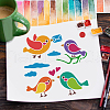 PET Hollow Out Drawing Painting Stencils DIY-WH0391-0494-6