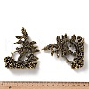 Brass Figurines Statues for Home Office Desktop Feng Shui Ornament KK-M022-02AG-3