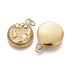 Ion Plating(IP) 304 Stainless Steel Pendants X-STAS-F256-011G-3