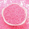 Electroplate Transparent Glass Seed Beads SEED-S042-16A-04-2