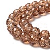 Crackle Glass Beads Strands CCG-Q001-8mm-07-3