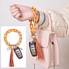 Chain Link Wristlet Keychain HJEW-SW00013-04-7