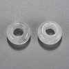 Natural Quartz Crystal European Beads X-G-G740-12x6mm-30-2
