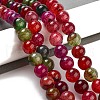 Dyed Natural Agate Beads Strands G-R262-10mm-1-3