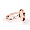 10Pcs Adjustable Brass Finger Rings Components KK-WH0047-24G-2