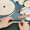 50 Yards Cotton Ribbon OCOR-WH0101-22A-3