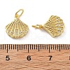 Brass Micro Pave Cubic Zirconia Pendants KK-C092-14G-3