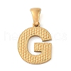 PVD Vacuum Plating 304 Stainless Steel Pendants STAS-Z072-01G-G-1