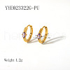 Elegant Stainless Steel Hoop Earrings QA3505-3-1