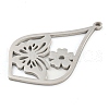 Non-Tarnish 304 Stainless Steel Pendants STAS-Z076-11P-2