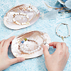  2Pcs Natural Freshwater Pearl Shell Decoration SHEL-NB0001-64-3