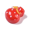 Opaque Christmas Theme Resin Cabochons RESI-H162-06C-2